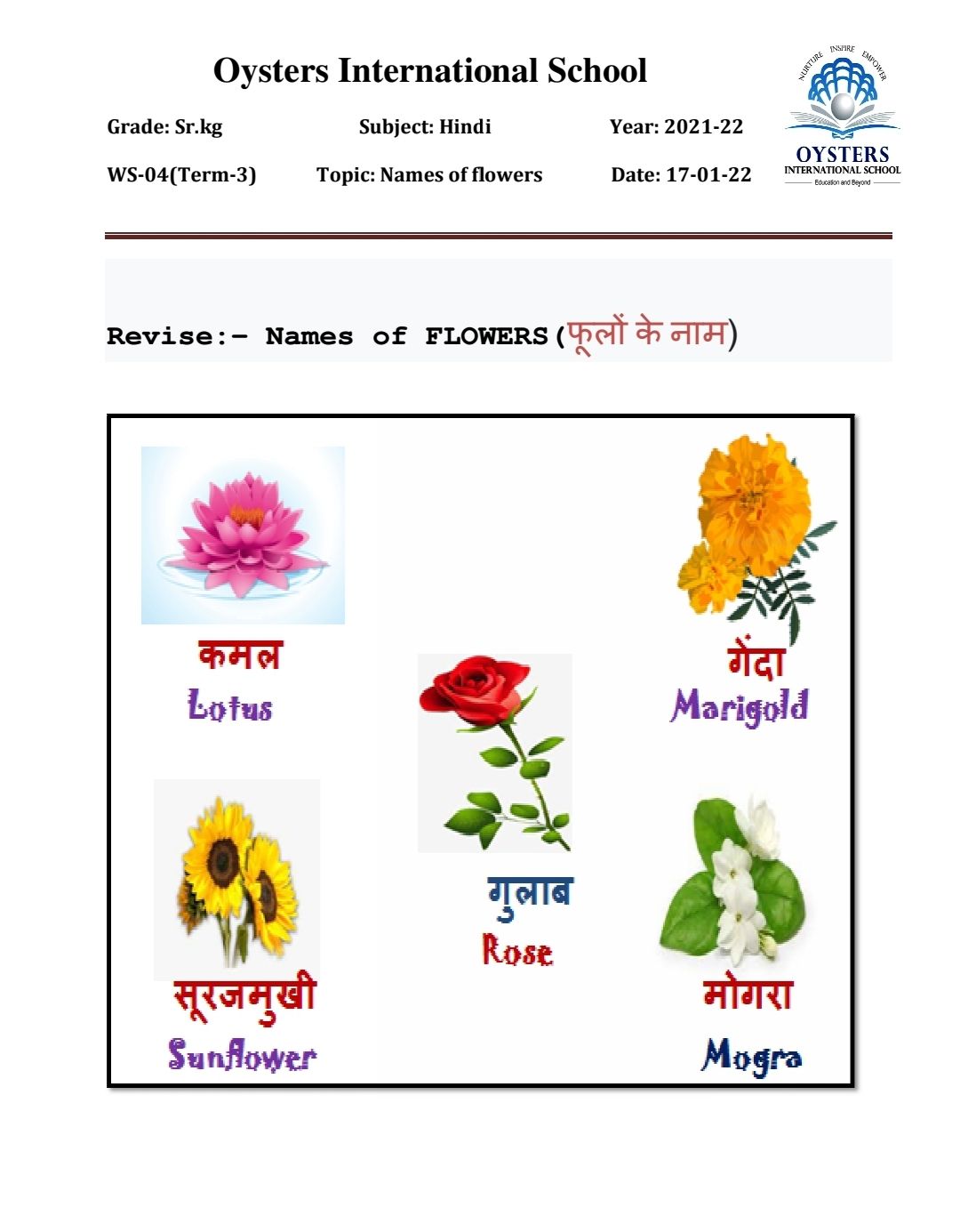 flower essay writing in hindi