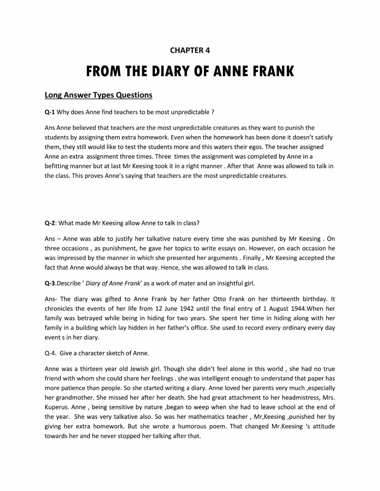 The diary of a young girlAnne frank