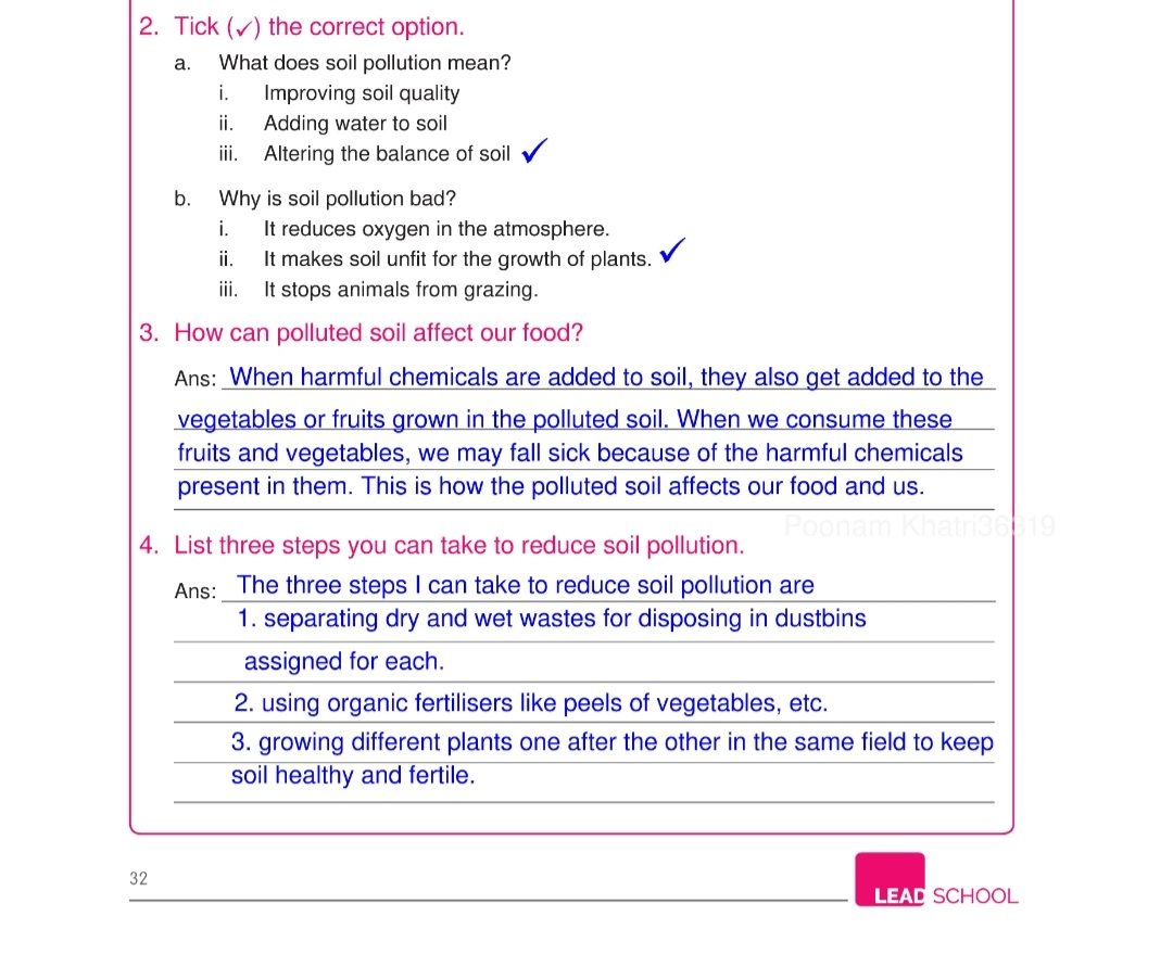 soil pollution assignment