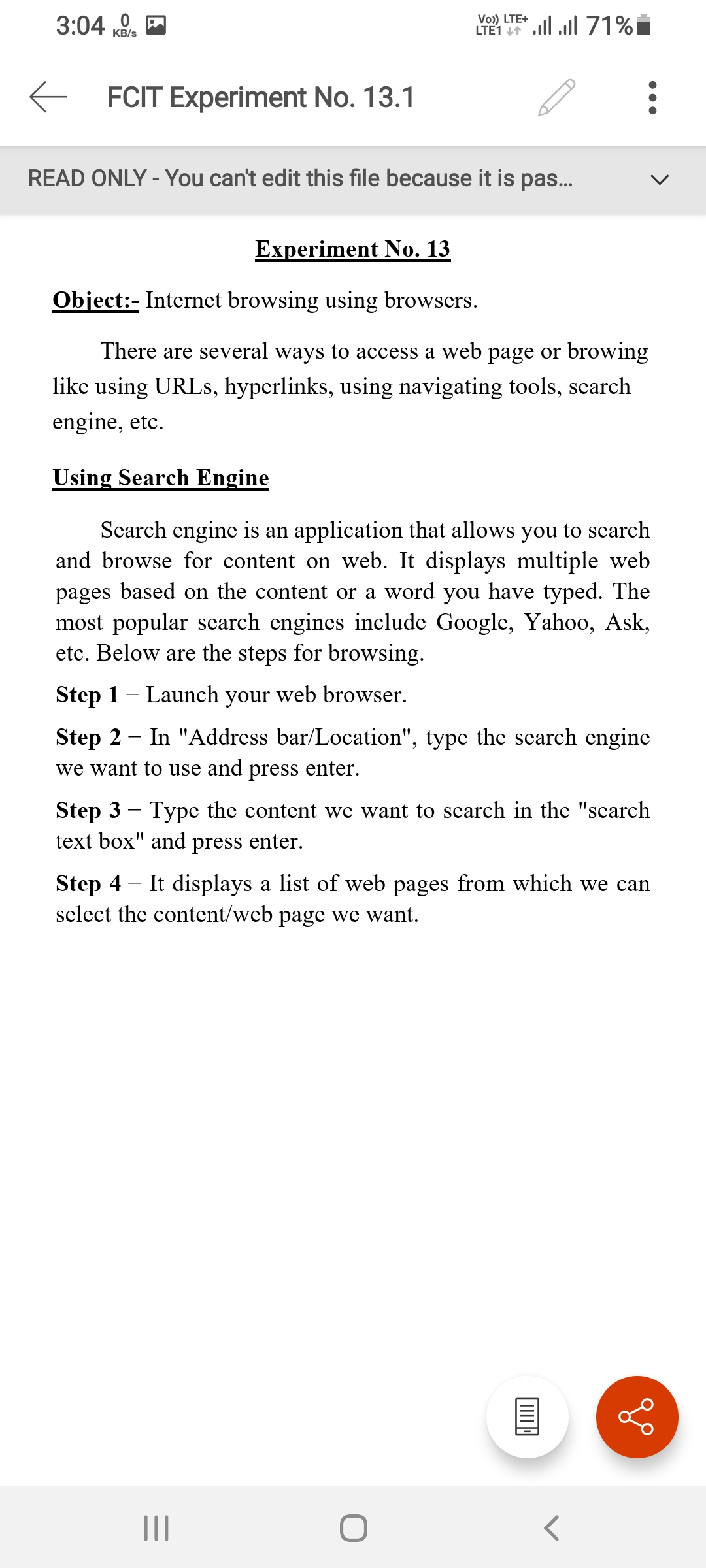 Exp 13 - F.C.I.T. Lab. - Free PDF Download 2026