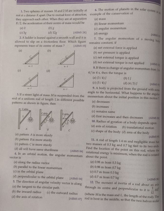 Rotation - Physics - Assignment - Teachmint