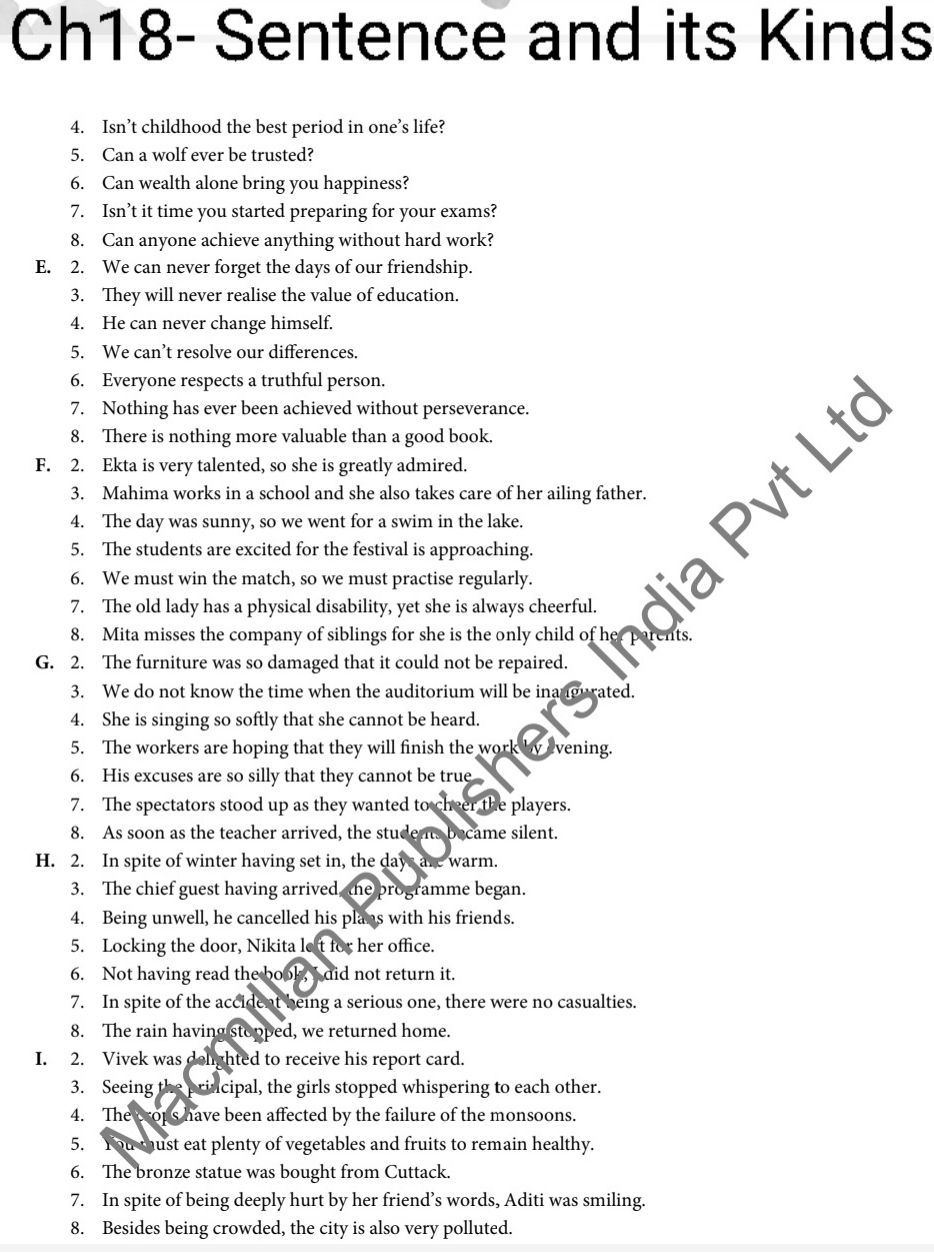 diagnostic assignment grammar answer key