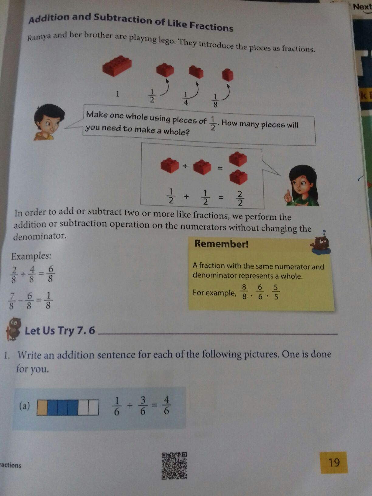 Addition And Subtraction Of Fraction - MATHS - Assignment - Teachmint