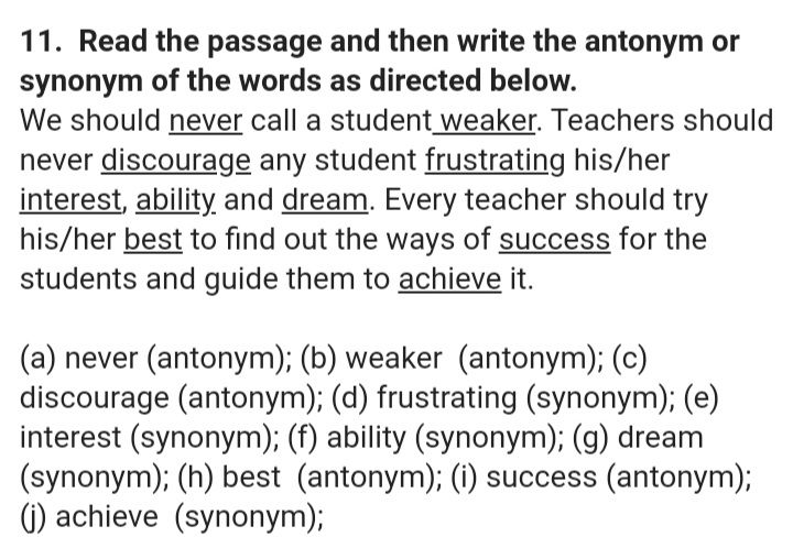 first assignment synonyms