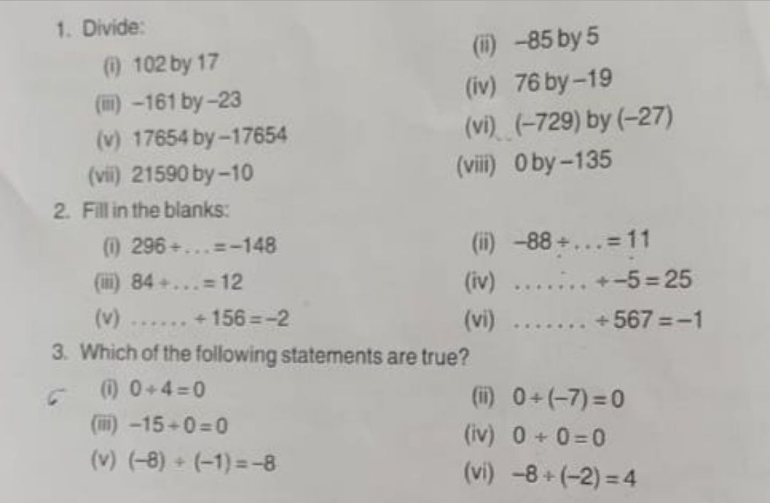 Integers Rdp 2 Mathematics Assignment Teachmint 4346