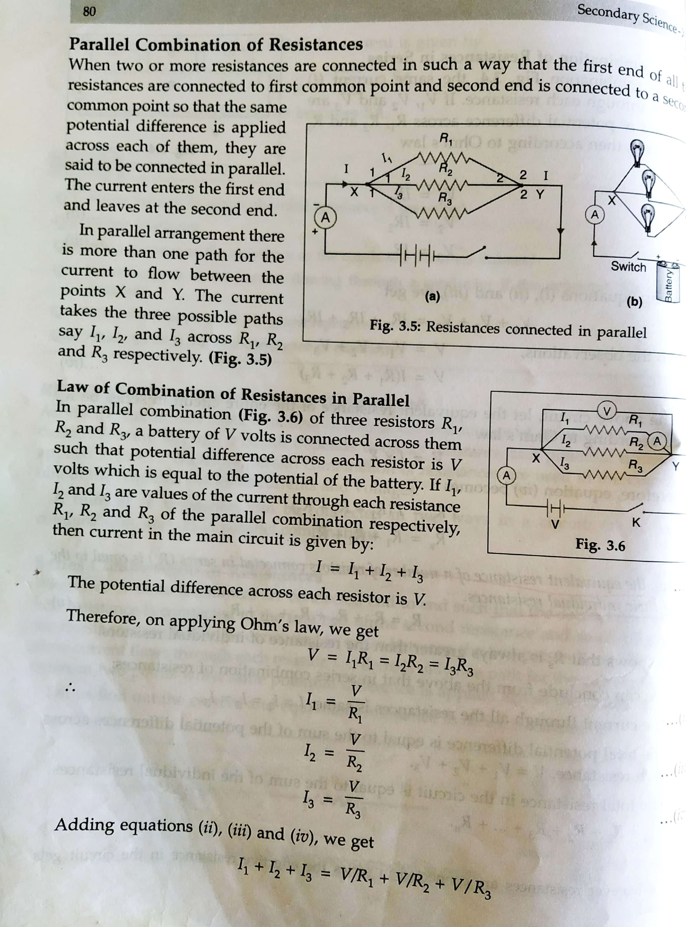 What Is Equivalent Resistance Class 10th