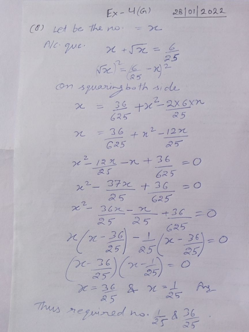 Sol Ex 4g Maths Notes Teachmint sol-ex-4g-maths-notes-teachmint