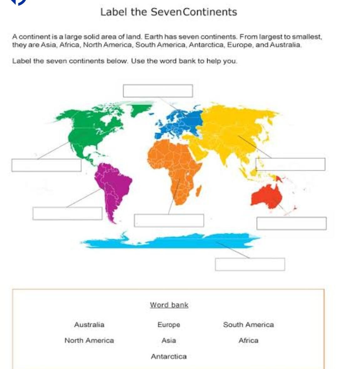 CONTINENTS & OCEANS - SOCIAL SCIENCE - Assignment - Teachmint