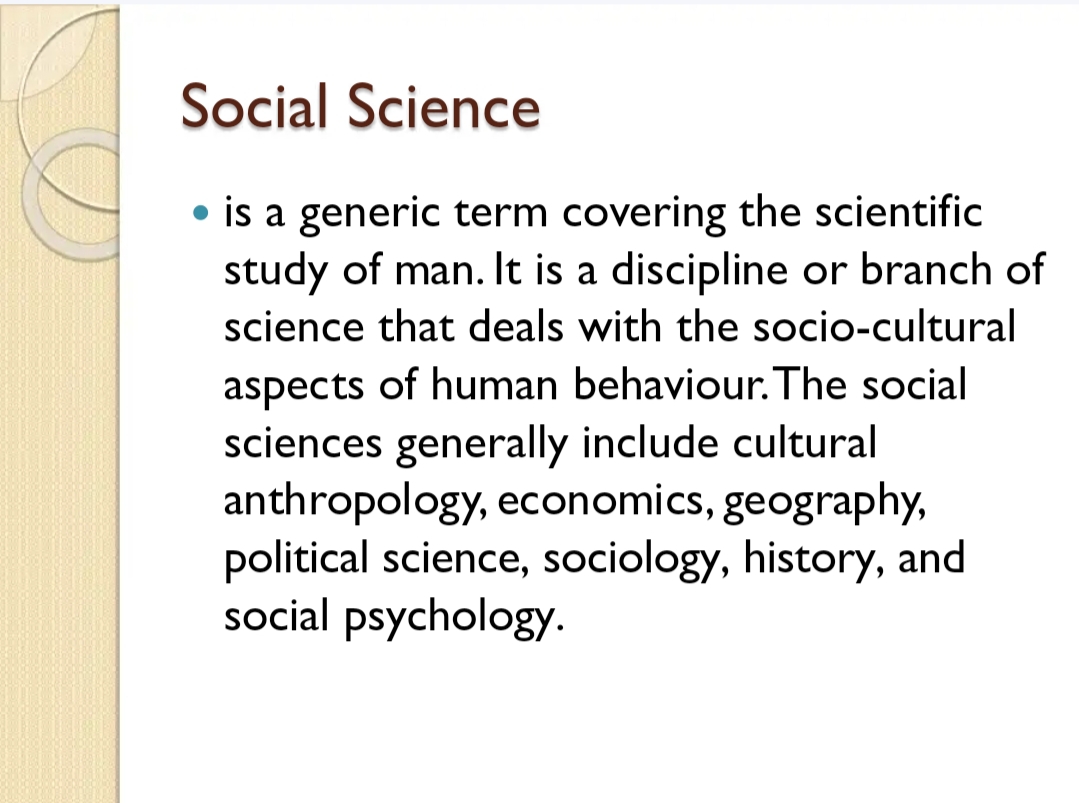 What Is Social Science Bangla Meaning