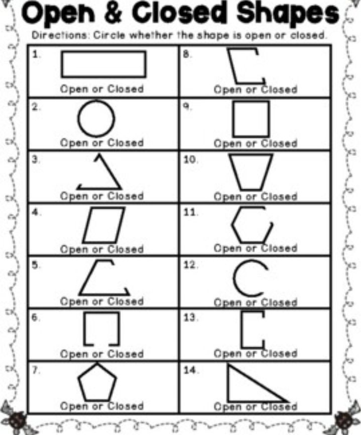 Closed Or Open Figures Maths Assignment Teachmint