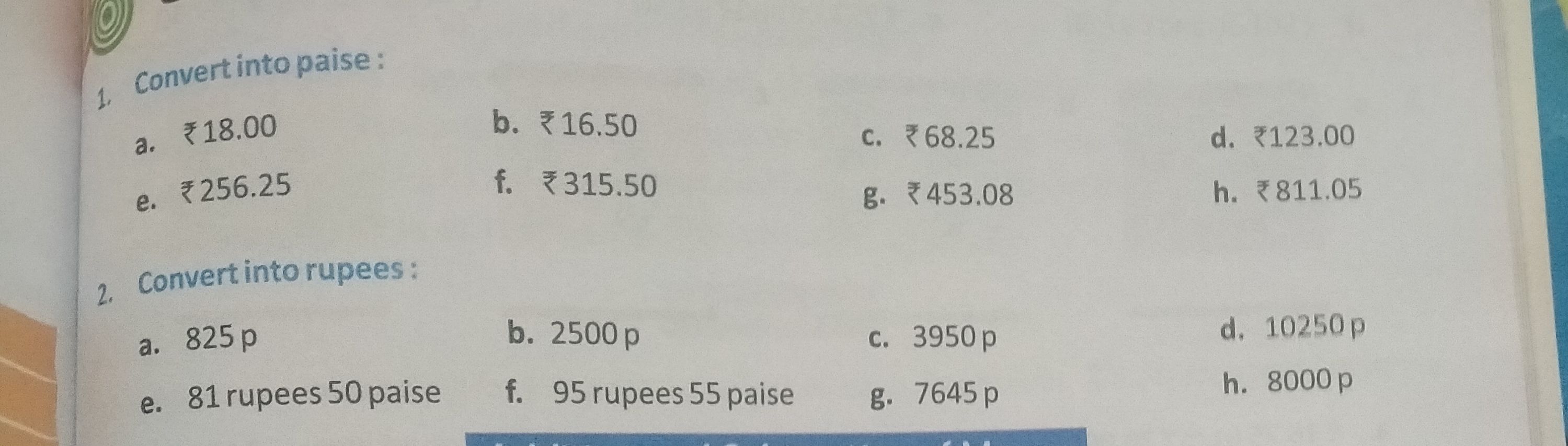 Convert Into Paise And Convert Into Rupees - Maths - Assignment - Teachmint convert indian rupees to usd