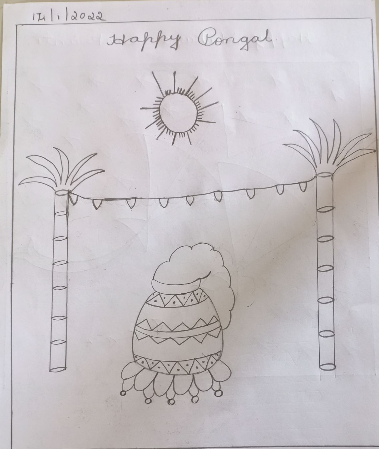 Family Pongal Drawing Template - Edit Online & Download Example |  Template.net