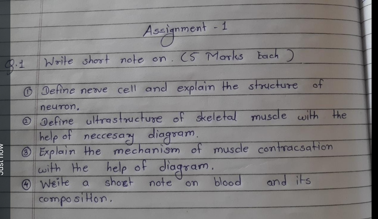  - Animal physiology - Notes - Teachmint