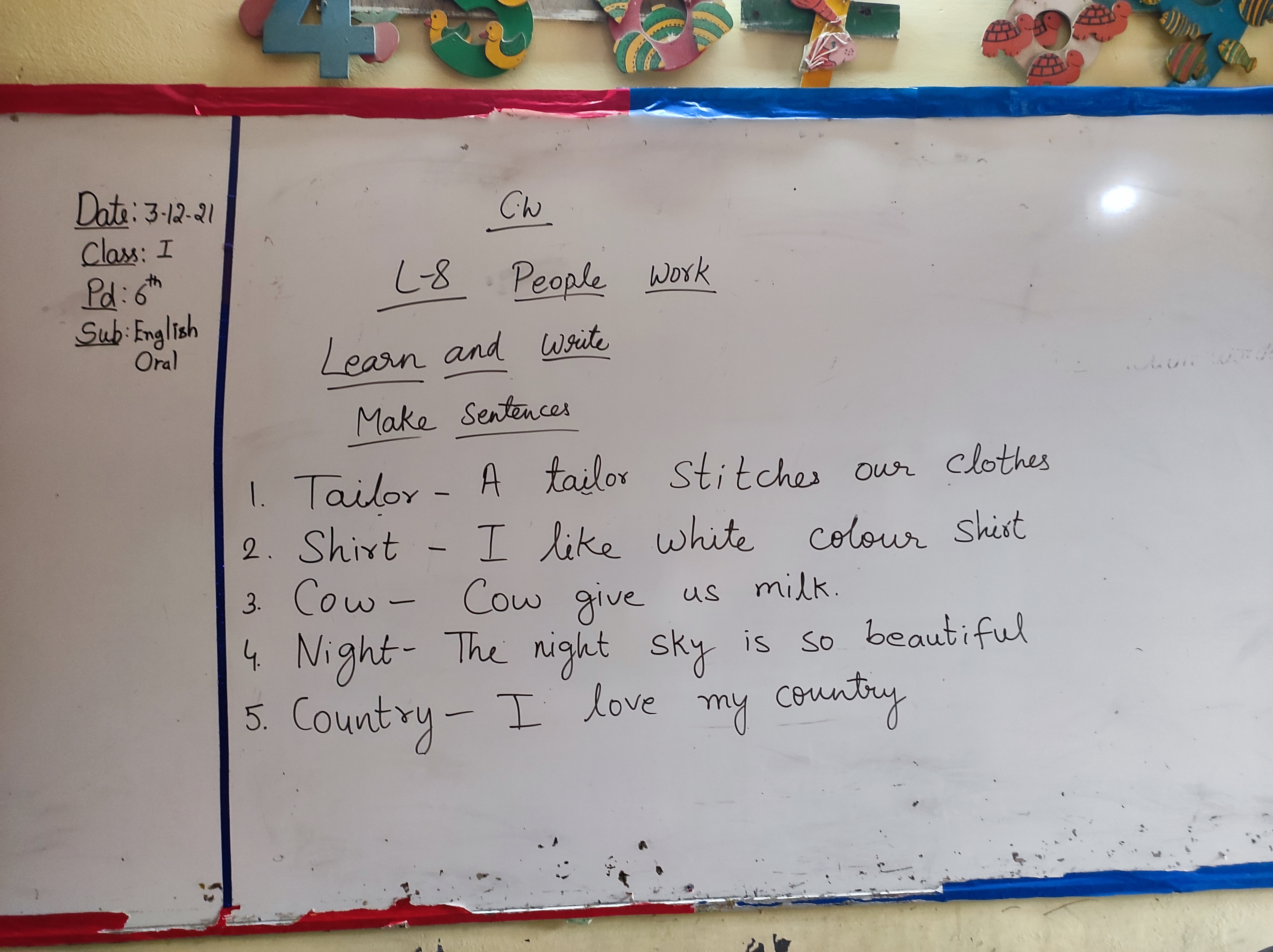 English Oral - Eng. Oral/ Conv./PT/ Game - Notes - Teachmint