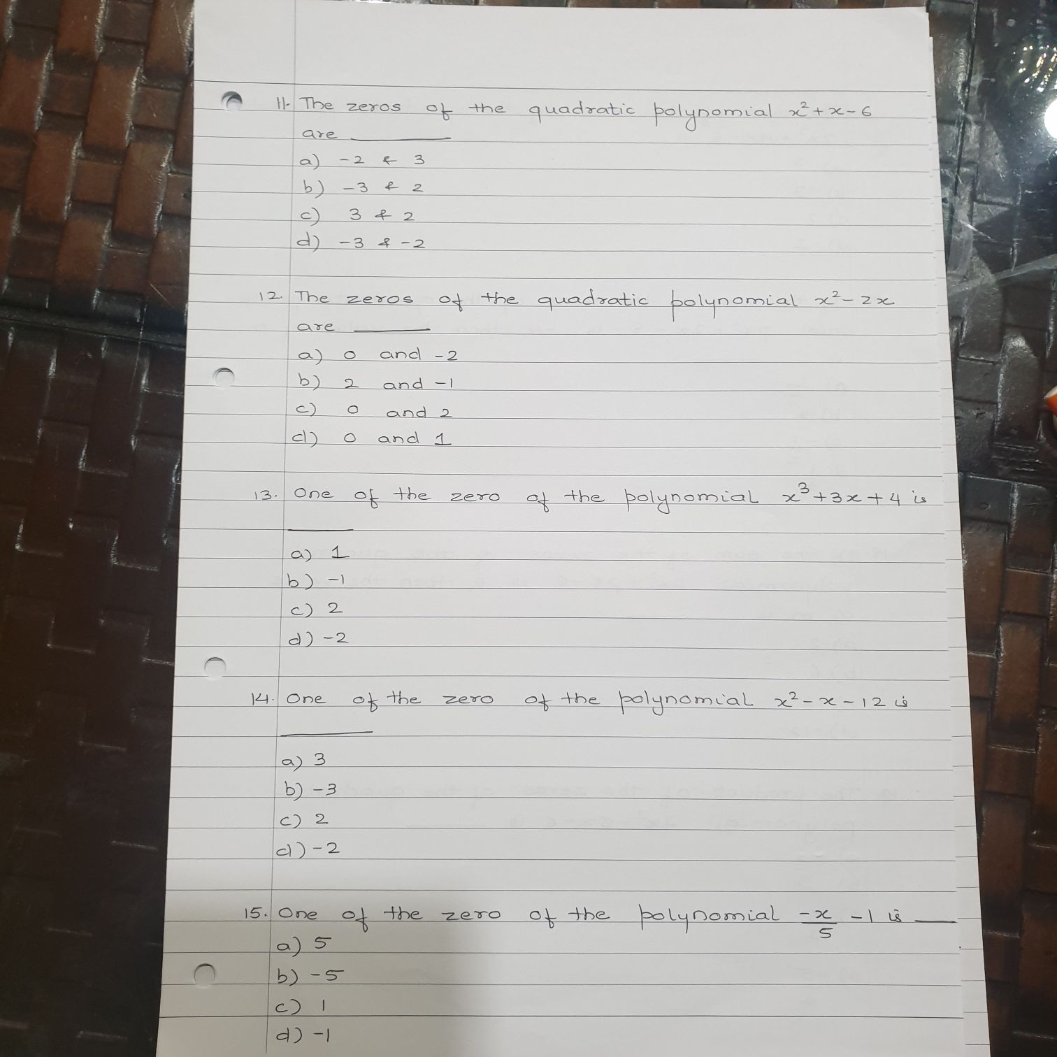 Cw Page 3.jpeg - Mathematics - Notes - Teachmint