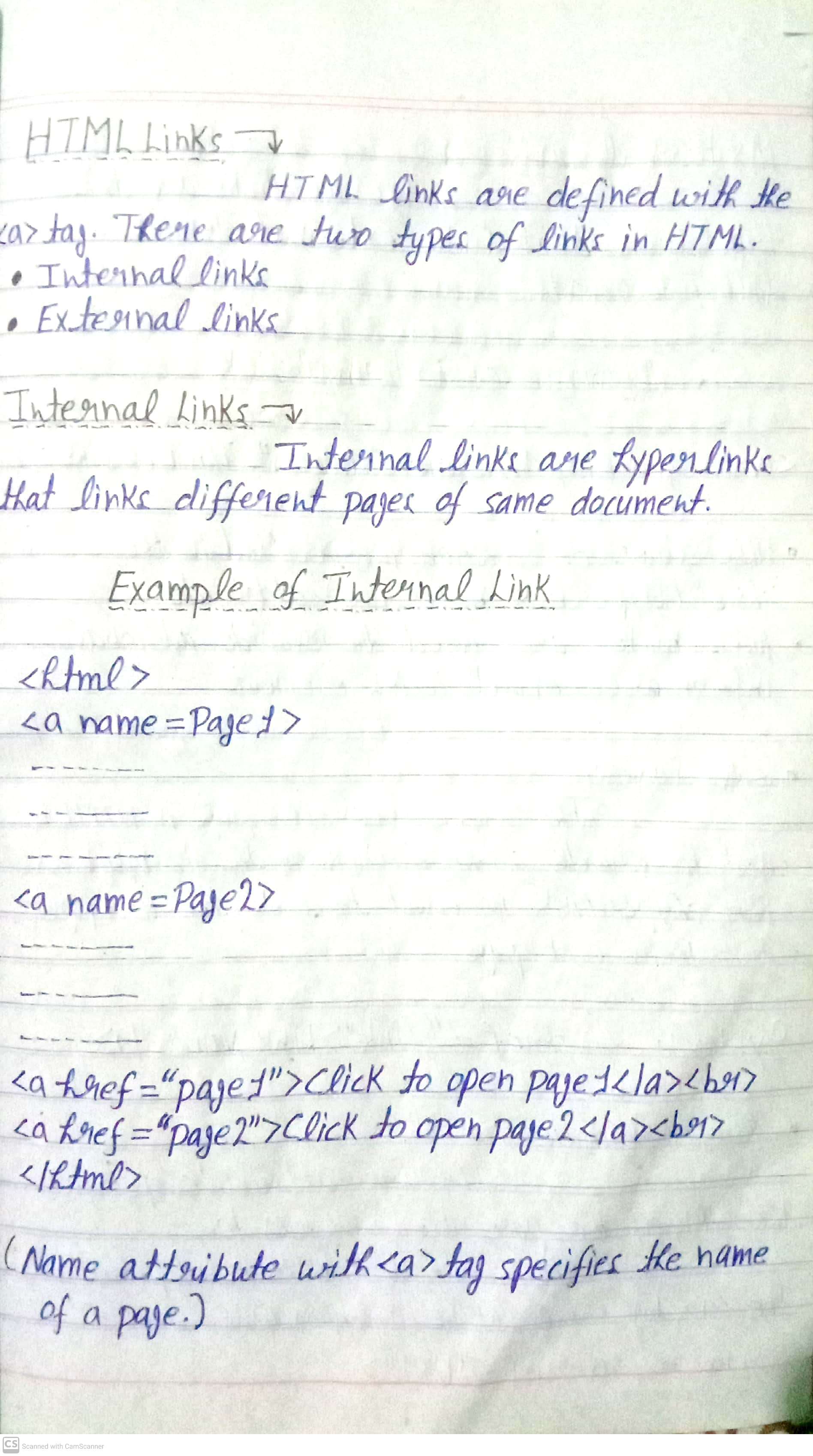 What Is Internal Link In Html