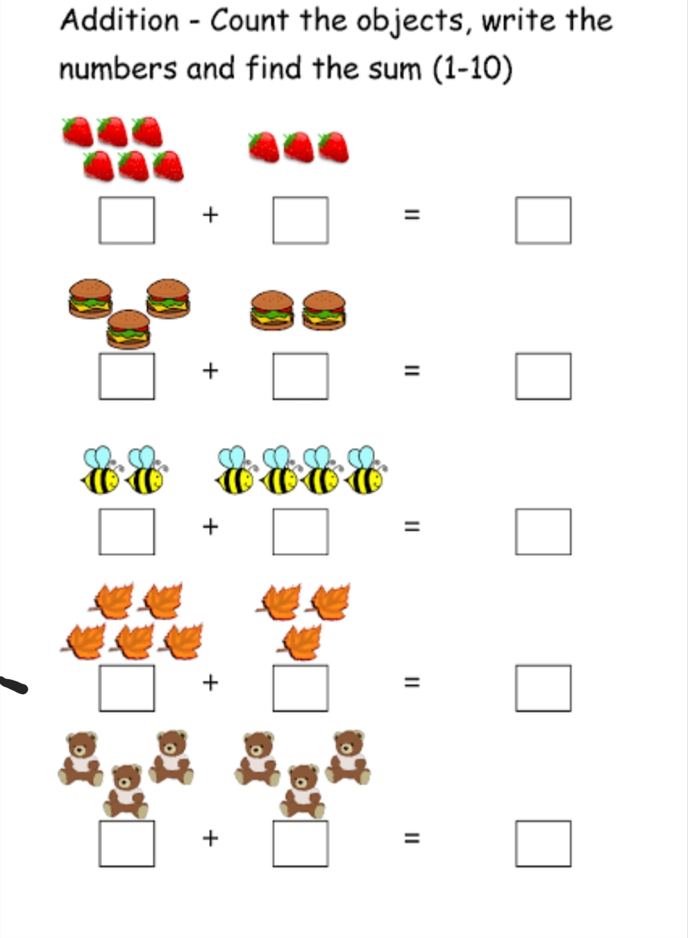 Addition Worksheet Maths Notes Teachmint