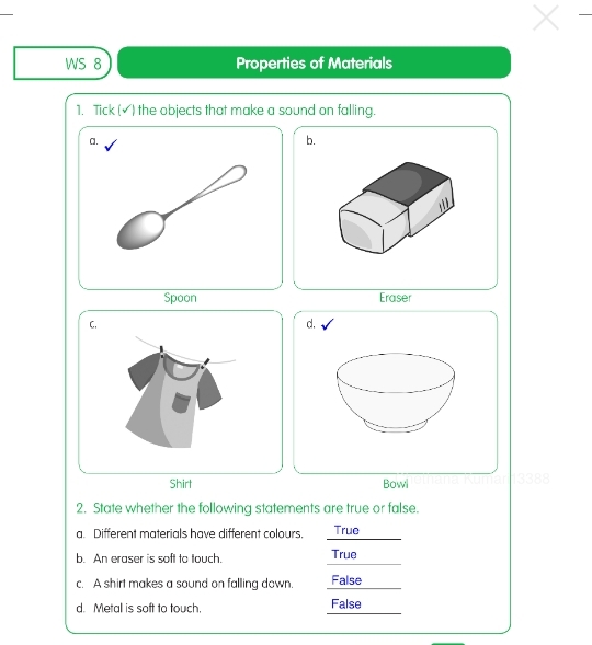 EVS WORK BOOK SOLUTIONS - EVS - Notes - Teachmint