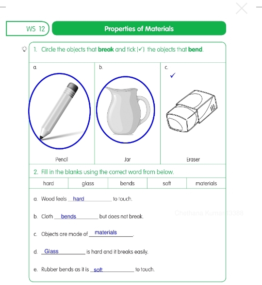 EVS WORK BOOK SOLUTIONS - EVS - Notes - Teachmint