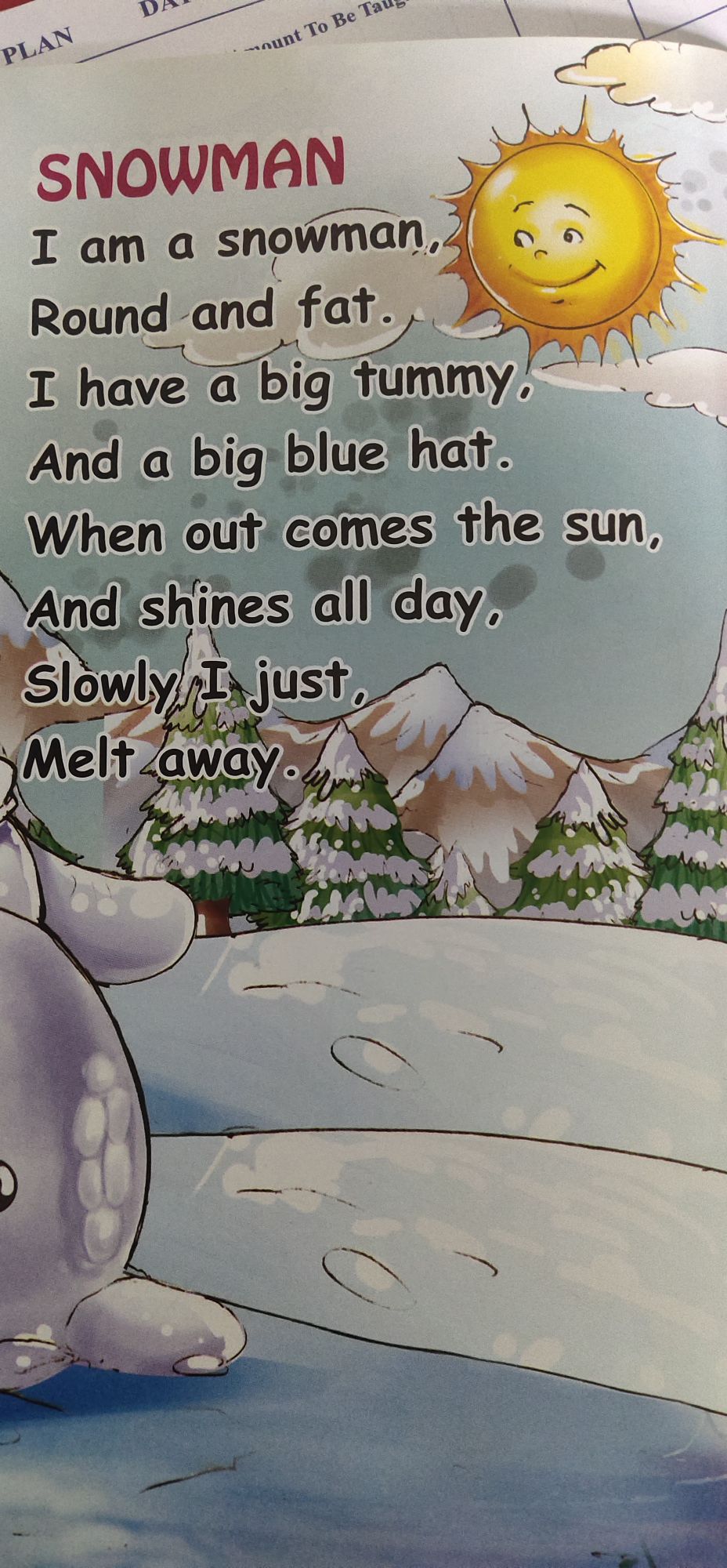 Rhyme Snow Man All Subjects Notes Teachmint