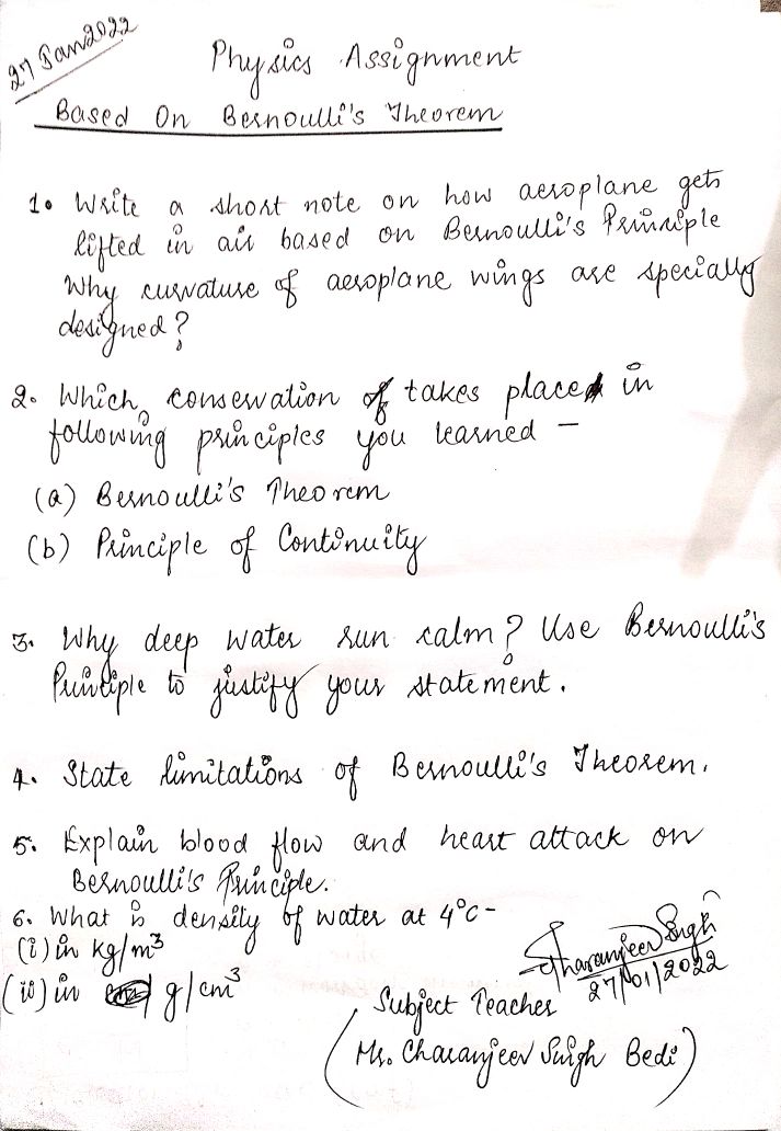 physics classroom assignments