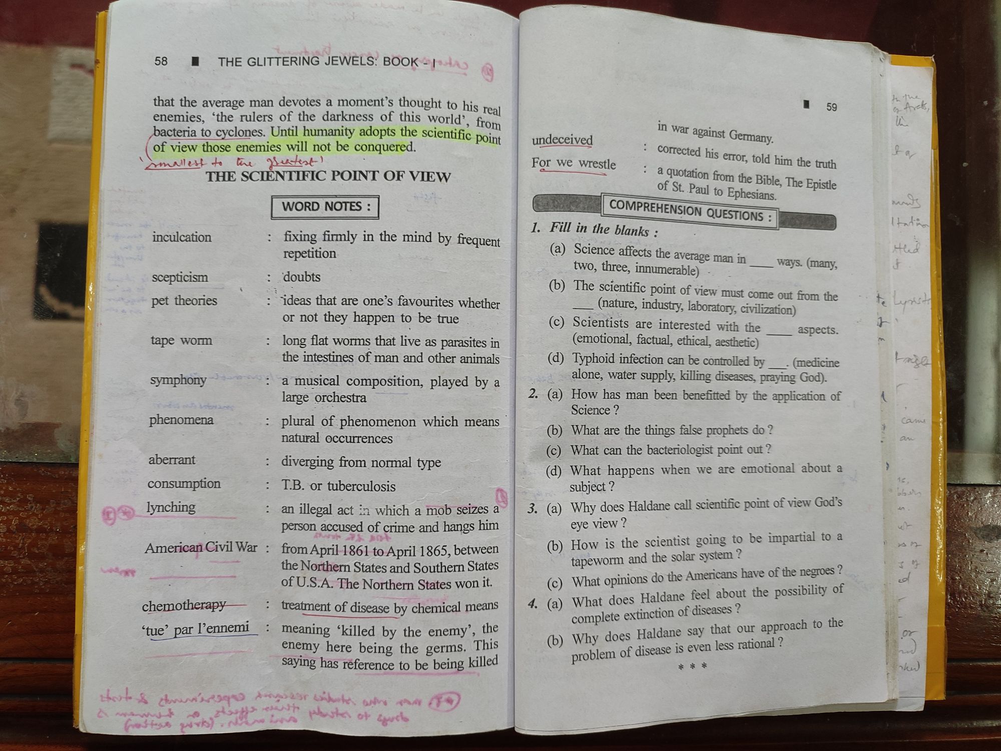 The scientific point of view (4) - English - Notes - Teachmint