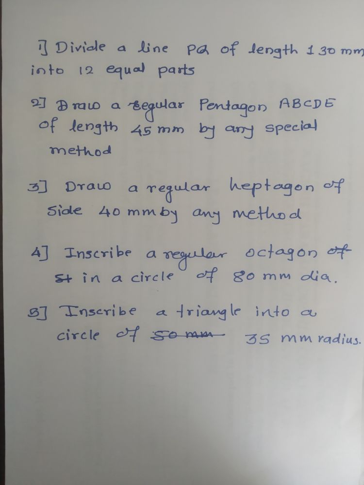 engineering graphics assignment