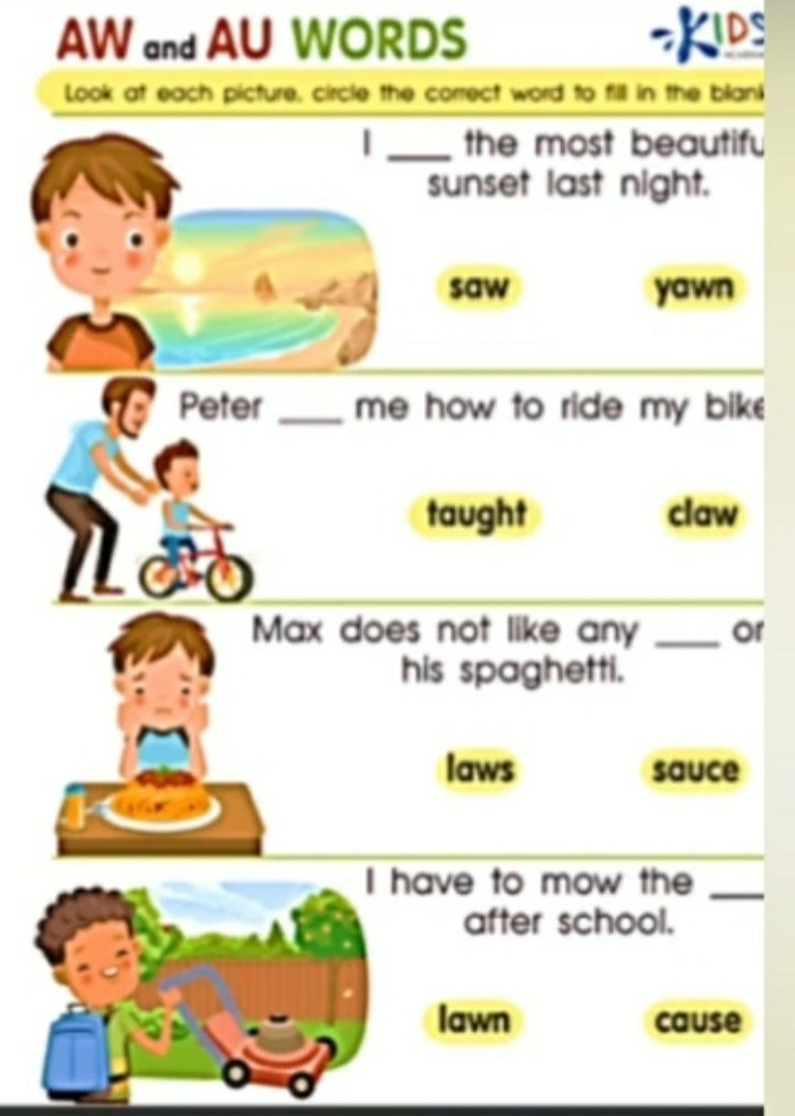 Diphthong Worksheet - Phonics - Notes - Teachmint