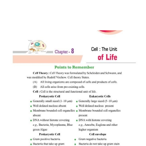 Cell Biology - Home Science - Free PDF Download 2026