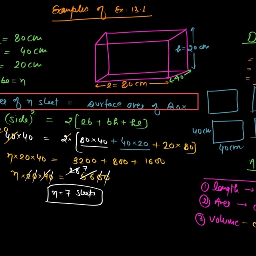 Volume Lec-02 Ex-13.1 - Maths - Free PDF Download 2026