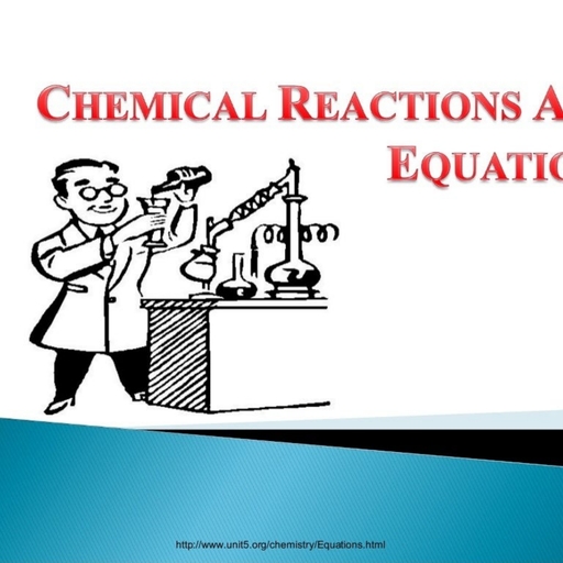chemical-equations-and-re - Science - Notes - Teachmint