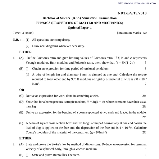 5 - Physics Paper 1 - Free PDF Download 2026