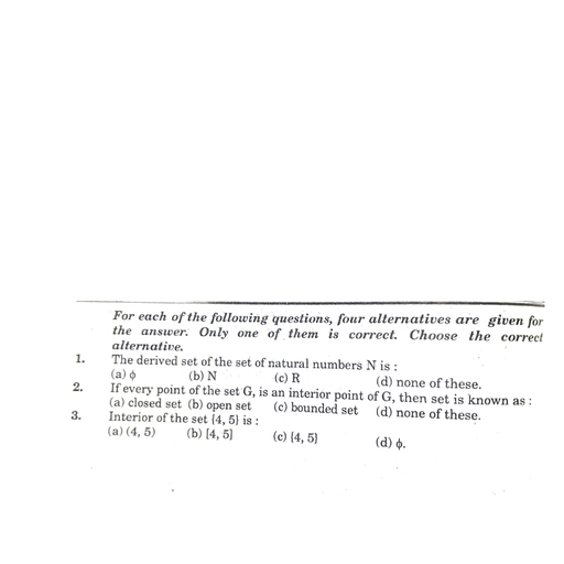 real Analysis - Mathematics - Assignment - Teachmint