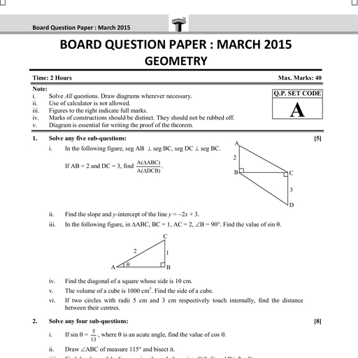ssc-2015-march-geometry.p - Maths - Notes - Teachmint