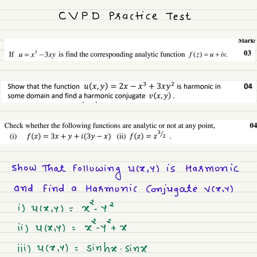 Practice 3 - CVPD - Notes - Teachmint
