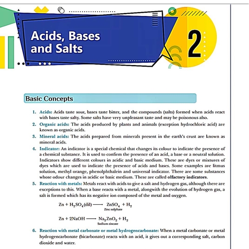 Acid, Base and Salt.pdf - Maths - Free PDF Download 2026