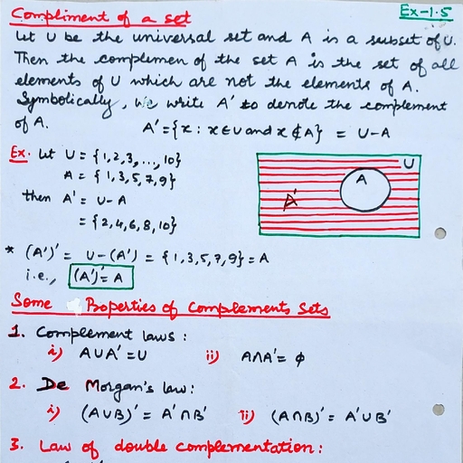 Cl-11,Ex-1.5.pdf - Mathematics - Notes - Teachmint
