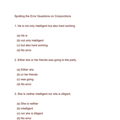 Conjunction 1 - Competitive Class - Free PDF Download 2026