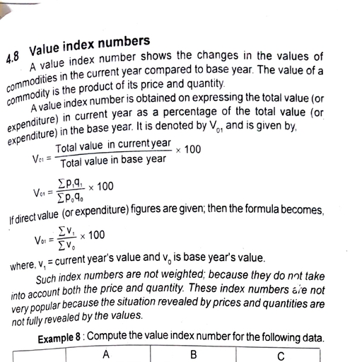 value I.N.pdf - Business statistics - Notes - Teachmint