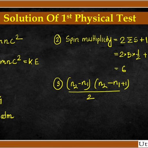 Solution 1st Test - Chemistry - Free PDF Download 2026