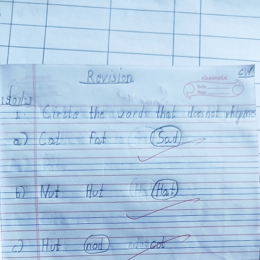 Rhyming Words - English - Notes - Teachmint