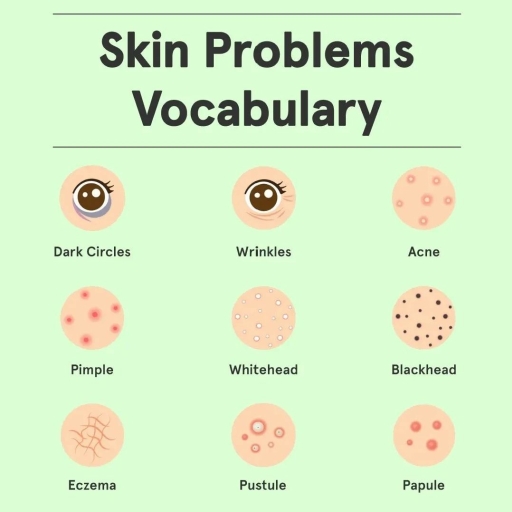 Skin Problem Vocabulary - English - Free PDF Download 2026