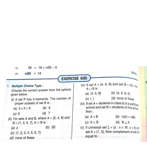 Sets - Mathematics - Notes - Teachmint