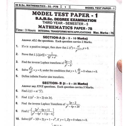 7B MODEL PAPERS - INTEGRAL TRANSFORMS_ 7B - Free PDF Download 2026